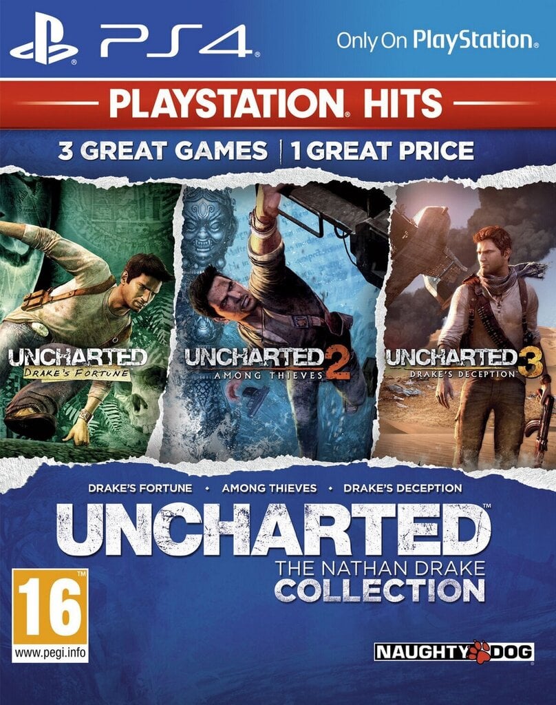 PlayStation 4 peli : Uncharted: The Nathan Drake Collection hinta ja tiedot | Tietokone- ja konsolipelit | hobbyhall.fi