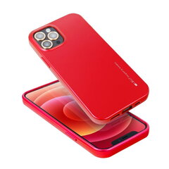 Mercury i-Jelly Metal Effect Thin TPU suojakuori iPhone 13 Pro Maxille, Cosmo Red hinta ja tiedot | Puhelimen kuoret ja kotelot | hobbyhall.fi