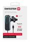 Swissten Mafsafe Air Vent Car Holder With 15W Wireless Charging Black hinta ja tiedot | Puhelintelineet | hobbyhall.fi