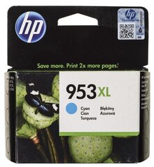 HP nr 953XL Cyan F6U16AE hinta ja tiedot | Mustekasetit | hobbyhall.fi