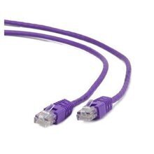 Gembird PP12-0.25M/V Purple patch cord cat. 5E molded strain hinta ja tiedot | Kaapelit ja adapterit | hobbyhall.fi