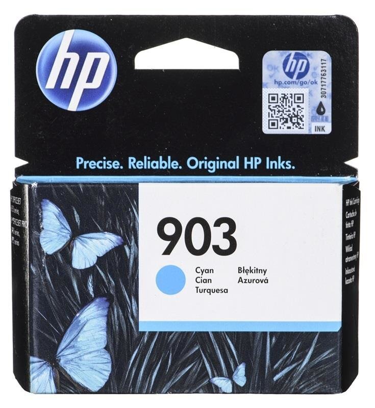 Alkuperäinen HP Inc mustepatruuna ei 903 Cyan T6L87AE hinta ja tiedot | Mustekasetit | hobbyhall.fi