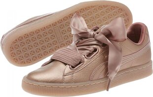 Naisten urheilukengät Puma Basket Heart Copper 365463-01, pinkki hinta ja tiedot | Naisten urheilu- ja vapaa-ajan kengät | hobbyhall.fi