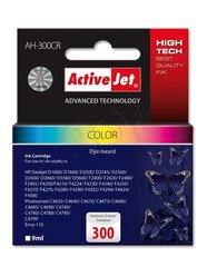 ActiveJet AH300CR Muste (HP CC643EE nro 300) (sininen, violetti, keltainen) hinta ja tiedot | Mustekasetit | hobbyhall.fi