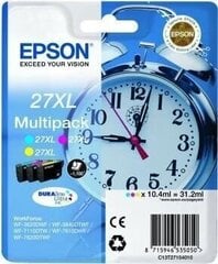 EPSON 27XL mulitpack cmy ink blister hinta ja tiedot | Mustekasetit | hobbyhall.fi