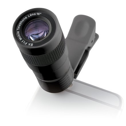 Ksix Clip & Zoom Telephoto Lens 8x And F1.1 With Universal Clip For Smartphone hinta ja tiedot | Puhelimen lisätarvikkeet | hobbyhall.fi