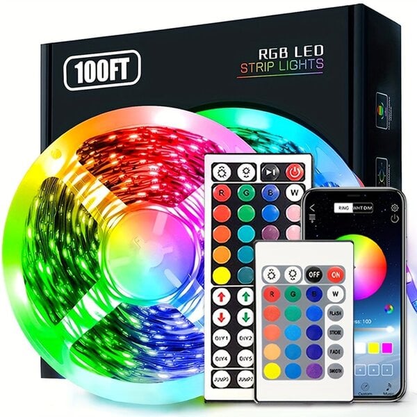 1M-40M LED-valonauha, RGB TV-taustavalo USB 5050.