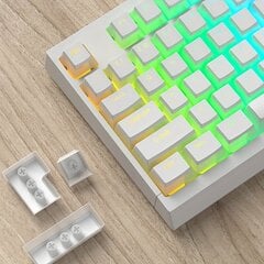 MageGee PBT Näppäinhattu Maitopudding Kaksi Väriä Läpinäkyvä 61/87/98/100/104OEM hinta ja tiedot | Näppäimistöt | hobbyhall.fi