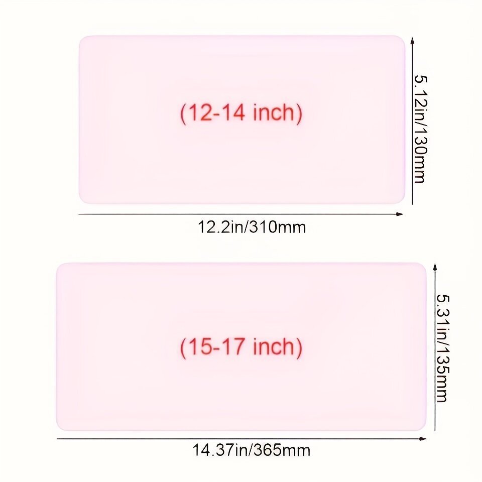 30.48cm33.02cm 35.56cm 38.1cm 43.18cm Kannettava Suojaus Kalvo, Värikäs Silikoni Näppäimistö Suoja Kalvo hinta ja tiedot | Näppäimistöt | hobbyhall.fi