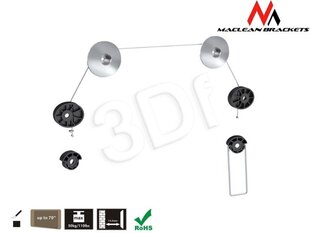 Maclean MC-557 Extra Slim Quality Wall TV Screen Mount Bracket 32-70 50kg hinta ja tiedot | TV-seinätelineet | hobbyhall.fi