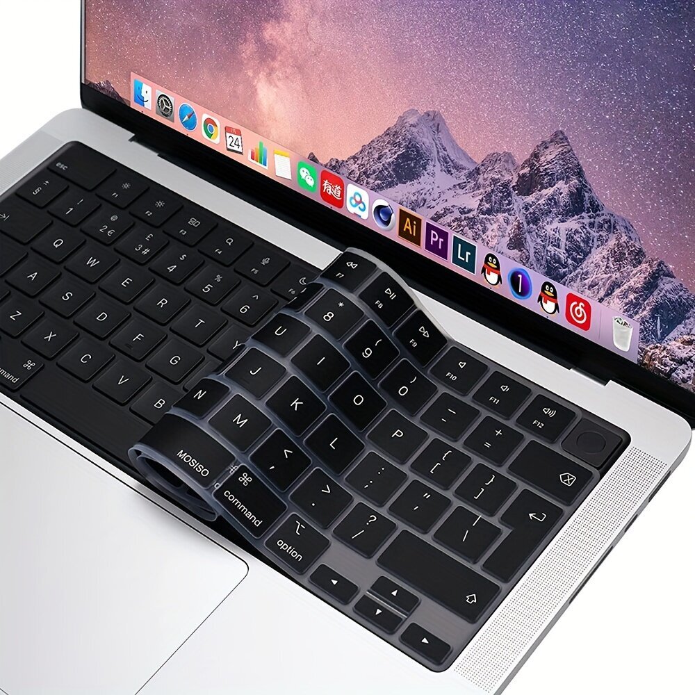 Silikoni Näppäimistökalvo Erilaiset Versiot Uusille MacBookeille hinta ja tiedot | Koristeet ja tarrat | hobbyhall.fi