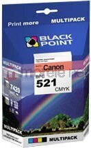 Black Point Canon BPC 521CMYK hinta ja tiedot | Mustekasetit | hobbyhall.fi