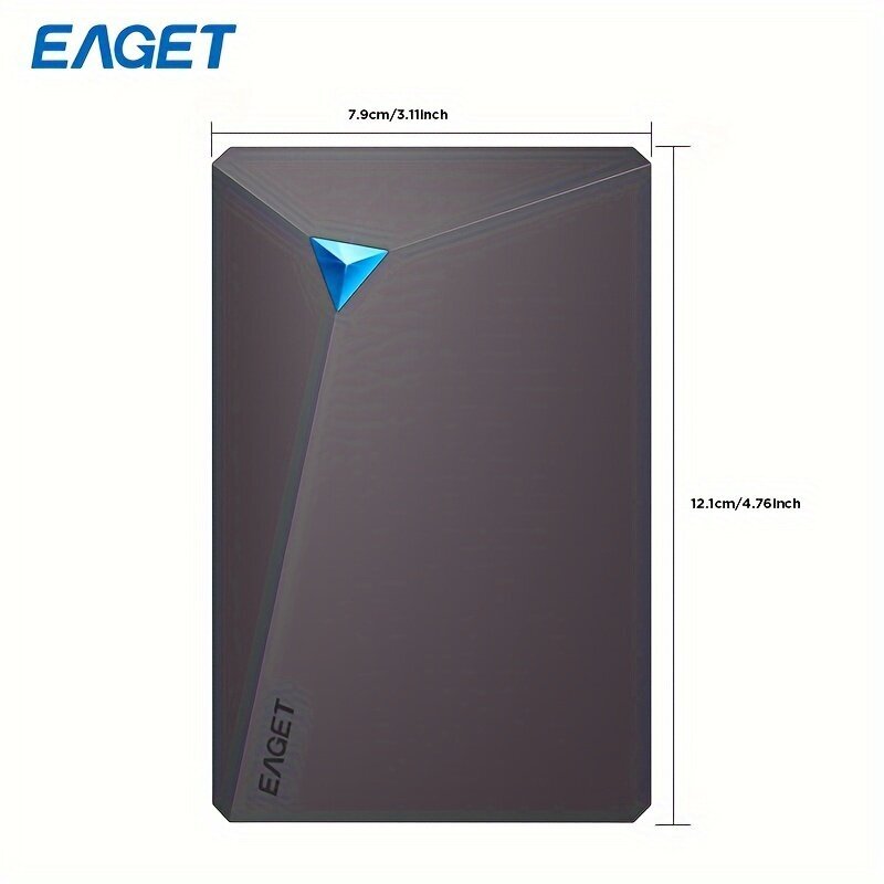 EAGET 1TB USB 3.0 Ulkoinen Kovalevy Kannettava Tallennuslaite hinta ja tiedot | Muistitikut | hobbyhall.fi