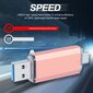 USB C Muistitikku Android Älypuhelimille, Nopea USB 3.0 Ulkoinen Tallennus OTG 2-IN-1 Kuva Tikku Type-Celle PC/Mac/Kannettaville hinta ja tiedot | Muistitikut | hobbyhall.fi