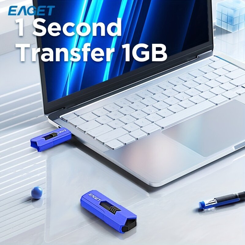 EAGET USB3.2 Muistitikku 128GB 64GB 32GB Nopea Väri U-Liitäntä. hinta ja tiedot | Muistitikut | hobbyhall.fi