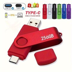 USB 2.0 TYYPPI C USB Muistitikku OTG 256GB 128GB Korkea Nopeus. hinta ja tiedot | Muistitikut | hobbyhall.fi