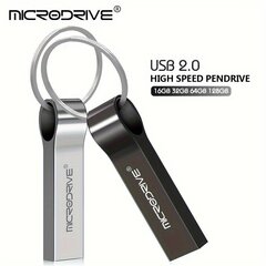 MiCRODRIVE Kestävä Metalli USB Muistitikku - Nopea Turvallinen Tietojen Tallennus hinta ja tiedot | Muistitikut | hobbyhall.fi