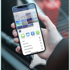 Salama-asema iPhonelle, Nopea USB 3.0 Muistitikku iPhonelle/iPadille, 4-in-1 OTG Valokuvatikku Kosketus-ID Ulkoinen Tallennus PC/Tietokoneille/iPadille ja Muut Laitteet. hinta ja tiedot | Muistitikut | hobbyhall.fi