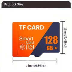 128GB Micro SD-muistikortti - Nopealuokka 10 TF muistikortti sovittimella hinta ja tiedot | Muistitikut | hobbyhall.fi