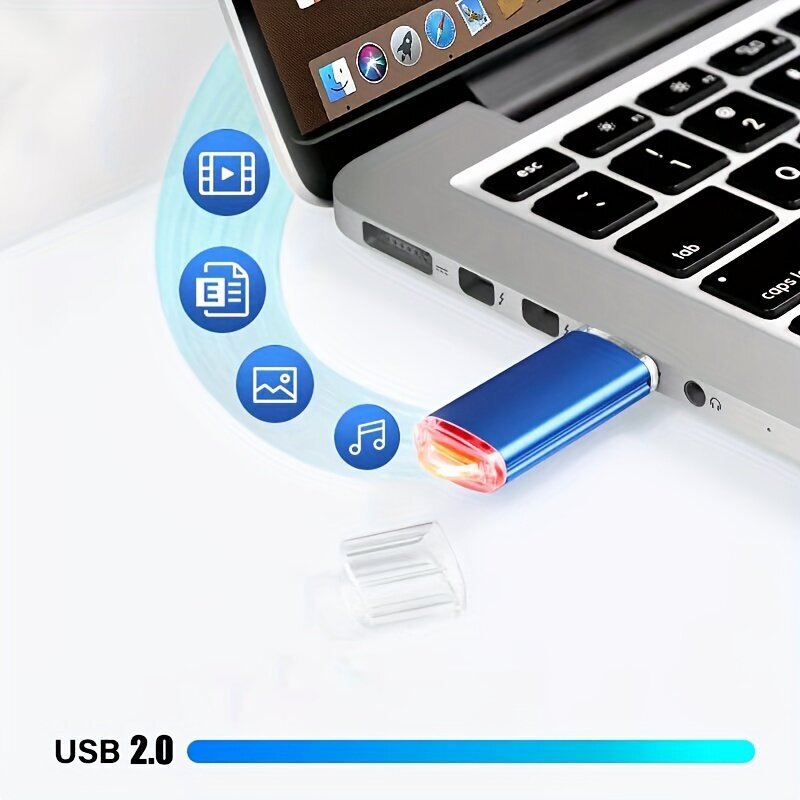 4GB/8GB/16GB/32GB Kääntyvä USB 2.0 Muistitikku. hinta ja tiedot | Muistitikut | hobbyhall.fi