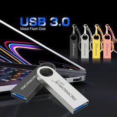 4 Värit Metalli USB3.0 Muistitikku Avainketjulla 16GB-128GB hinta ja tiedot | Muistitikut | hobbyhall.fi