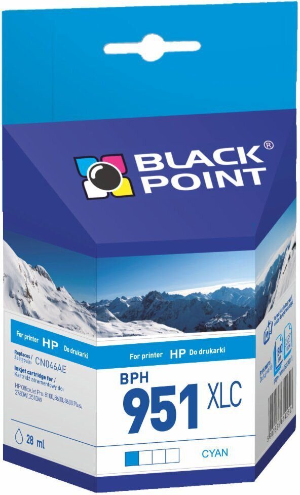 Black Point HP No 951XLC (CN046AE) hinta ja tiedot | Mustekasetit | hobbyhall.fi