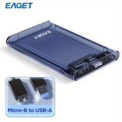 EAGET 2.5-tuumainen SATA Kovalevykotelo USB 3.0 Nopea hinta ja tiedot | Muistitikut | hobbyhall.fi