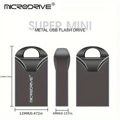 MiCRODRIVE Mini USB Muistitikku Avainrengas U Levy Luova Lahja. hinta ja tiedot | Muistitikut | hobbyhall.fi