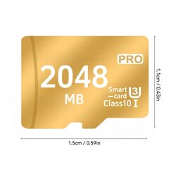 PRO Luokka 10 Micro SD Muistikortit - Kestävä TF Flash Tallennus, Korkeanopeuksinen Tiedonsiirto hinta ja tiedot | Muistitikut | hobbyhall.fi