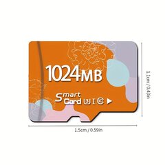 Nopea 2048MB Luokka 4 Micro SD Muistikortti: Kestävä Tallennuspuhelimille ja Kameroille hinta ja tiedot | Muistitikut | hobbyhall.fi