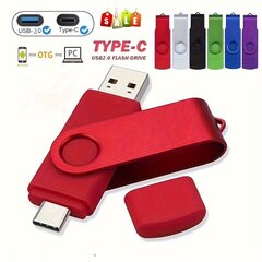 512MB 1kpl USB 2.0 Type C OTG Muistitikku - Korkea Nopeus 2-in-1 Kynämuiste hinta ja tiedot | Muistitikut | hobbyhall.fi