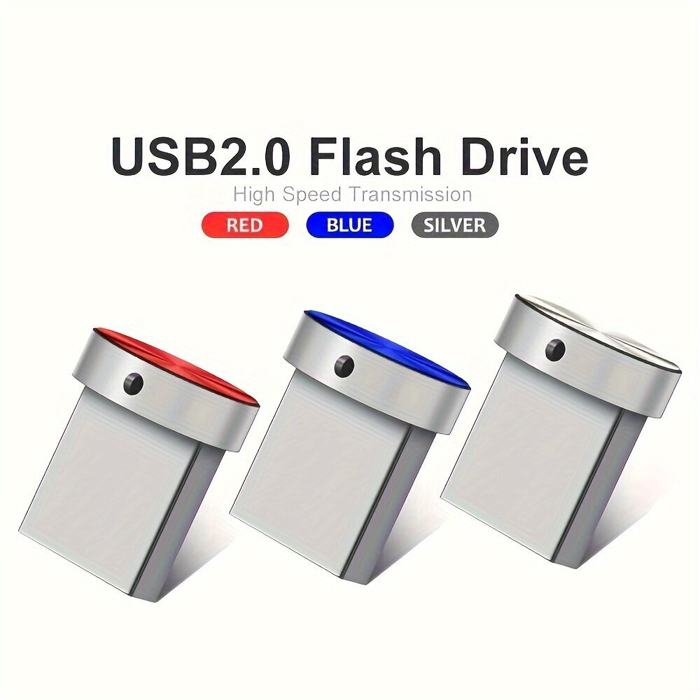 USB-muistitikku 128GB 64GB USB 2.0 Nopea U-levy Metallinen 32GB 16GB 8GB. hinta ja tiedot | Muistitikut | hobbyhall.fi