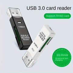 USB2.0 USB3.0 Nopea Monitoiminen 2-in-1 SD TF Kortinlukija hinta ja tiedot | Muistitikut | hobbyhall.fi