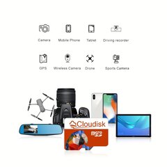 10kpl Cloudisk Kortti 64GB 32GB 16GB 8GB 4GB 2GB 1GB Muistikortti hinta ja tiedot | Muistitikut | hobbyhall.fi