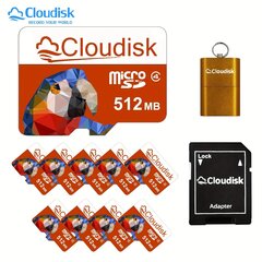 10kpl Cloudisk Kortti 64GB 32GB 16GB 8GB 4GB 2GB 1GB Muistikortti hinta ja tiedot | Muistitikut | hobbyhall.fi