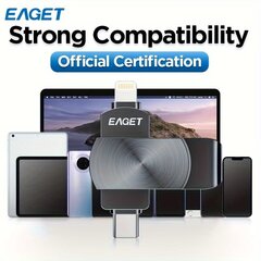 EAGET [MFI] 256GB 128GB USB-muistitikku IPhonelle 2-in-1 Type C muisti hinta ja tiedot | Muistitikut | hobbyhall.fi