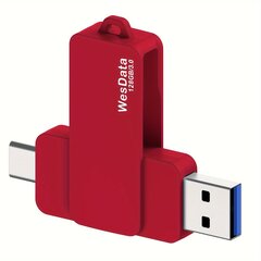 WesData 32GB 64GB 128GB USB C Flash-muisti Tikku Androidille ja PC:lle hinta ja tiedot | Muistitikut | hobbyhall.fi