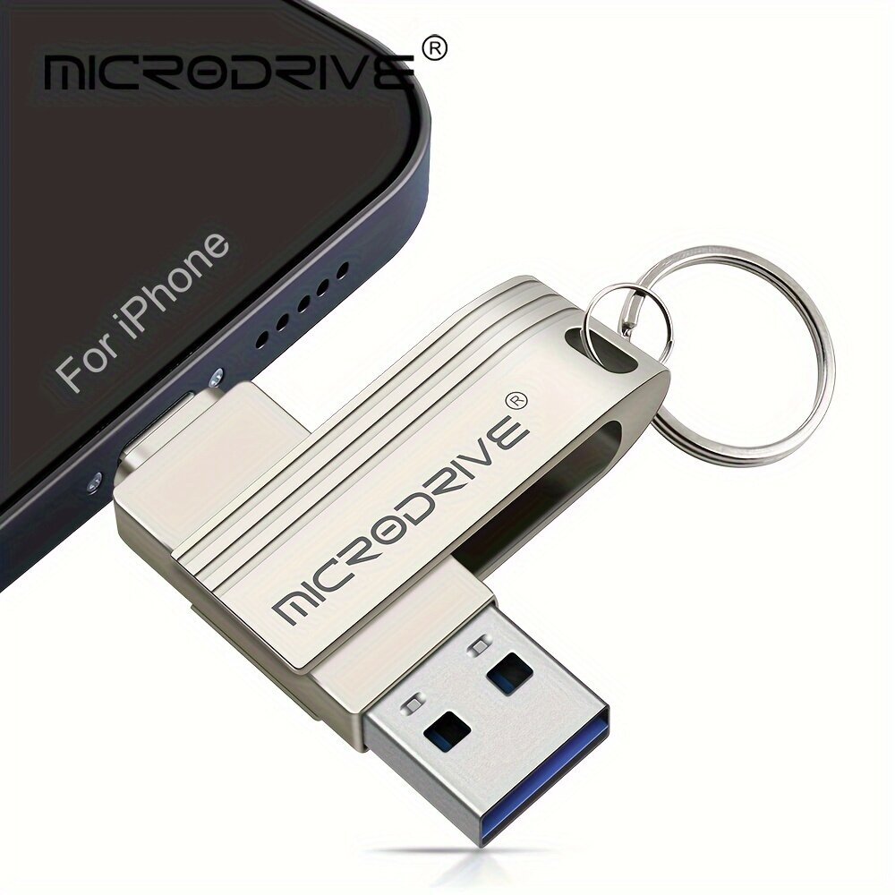 MicroDrive 2-in-1 USB 3.0 Muistitikku, Avainrengas. hinta ja tiedot | Muistitikut | hobbyhall.fi