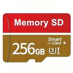 128GB 256GB Micro SD -luokka 10 U3 muistikortti SD-sovittimella 4K UHD yhteensopiva. hinta ja tiedot | Muistitikut | hobbyhall.fi