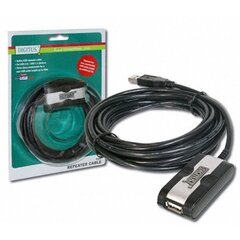 ASSMANN - (repeater) USB A /M - USB A 5m s/USB2.0 hinta ja tiedot | Digitus Tietokoneiden lisävarusteet | hobbyhall.fi