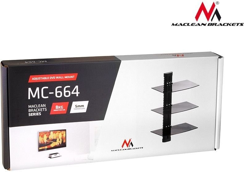 Maclean MC-664 DVD hinta ja tiedot | TV-seinätelineet | hobbyhall.fi