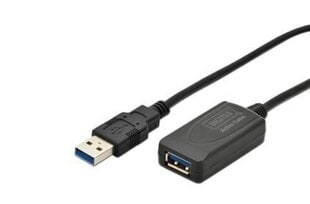 Digitus USB 3.0 -kaapeli (jatko) 5m hinta ja tiedot | Kaapelit ja adapterit | hobbyhall.fi