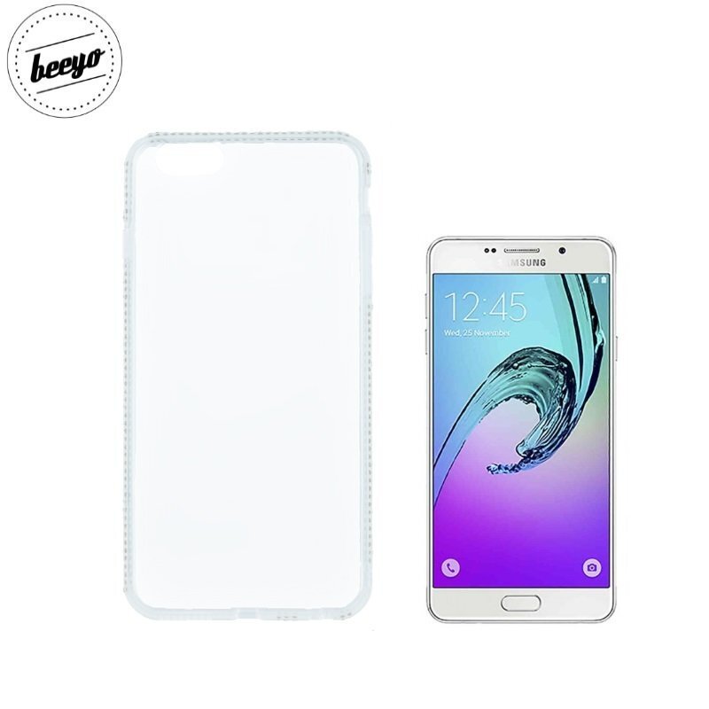 Beeyo Diamond Frame Samsung Galaxy A3 2016 valkoinen (GSM024206) hinta ja tiedot | Puhelimen kuoret ja kotelot | hobbyhall.fi