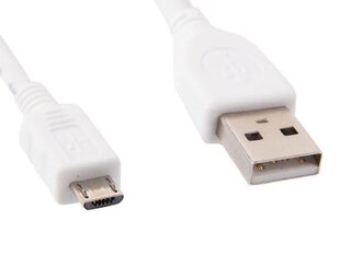 GEMBIRD-kaapelilla MICRO USB 2.0 1M valkoinen hinta ja tiedot | Kaapelit ja adapterit | hobbyhall.fi