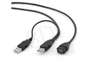 Gembird USB 2.0 -kaapeli (jatko) 0,9 m hinta ja tiedot | Kaapelit ja adapterit | hobbyhall.fi