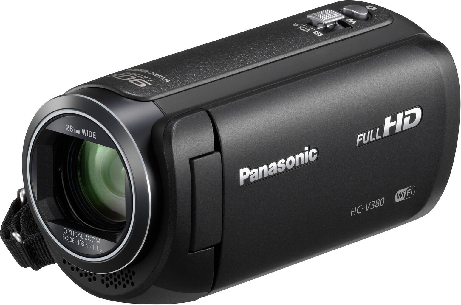 Videokamera Panasonic HC-V380, musta. hinta ja tiedot | Videokamerat | hobbyhall.fi