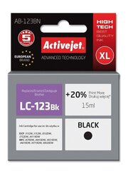 ActiveJet AB-123BR (Brother LC123BK/121BK), musta hinta ja tiedot | Mustekasetit | hobbyhall.fi