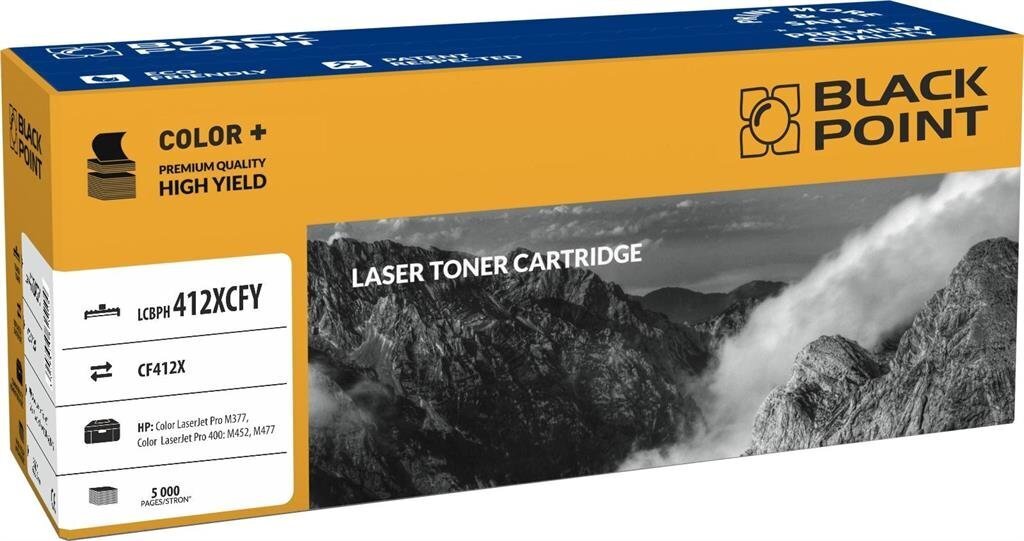 Toner Black Point LCBPH412XCFY | yellow | 5 000 pp | HP M377 / M452 / M477 hinta ja tiedot | Laserkasetit | hobbyhall.fi