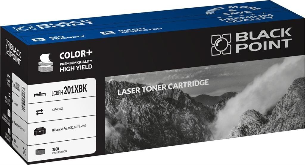 Toner Black Point LCBPH201XBK | black | 2 800 pp. | HP CF400X hinta ja tiedot | Laserkasetit | hobbyhall.fi
