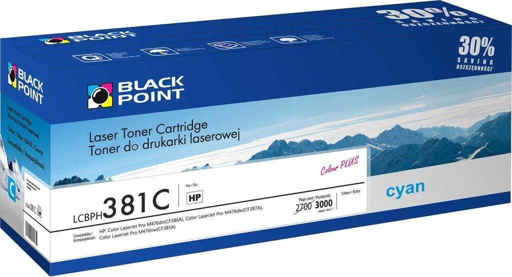 Toner Black Point LCBPH381C | cyan | 3000 pp | HP CF381A hinta ja tiedot | Laserkasetit | hobbyhall.fi